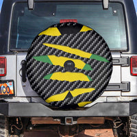 Jamaica Beast Spare Tire Cover Ripped Flag Graphic - Wonder Print Shop