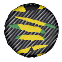 Jamaica Beast Spare Tire Cover Ripped Flag Graphic - Wonder Print Shop