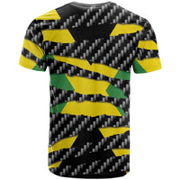 Jamaica Beast T Shirt Ripped Flag Graphic - Wonder Print Shop