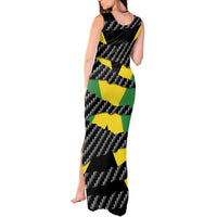Jamaica Beast Tank Maxi Dress Ripped Flag Graphic - Wonder Print Shop