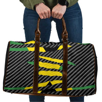 Jamaica Beast Travel Bag Ripped Flag Graphic - Wonder Print Shop