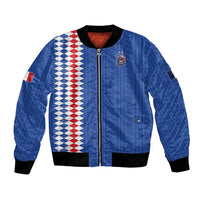 Custom World Football 2026 France Bomber Jacket Les Bleus Road To Champions - Wonder Print Shop