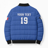 Custom World Football 2026 France Bomber Puffer Jacket Les Bleus Road To Champions - Wonder Print Shop