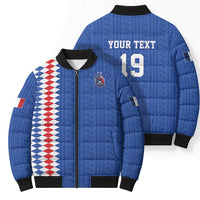 Custom World Football 2026 France Bomber Puffer Jacket Les Bleus Road To Champions - Wonder Print Shop