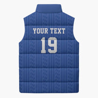 Custom World Football 2026 France Sleeveless Puffer Jacket Les Bleus Road To Champions - Wonder Print Shop