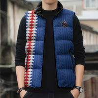 Custom World Football 2026 France Sleeveless Puffer Jacket Les Bleus Road To Champions - Wonder Print Shop