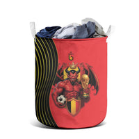World Football 2026 Belgium Laundry Basket Red Devils Go Champions - Wonder Print Shop