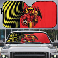 World Football 2026 Belgium Auto Sun Shade Red Devils Go Champions - Wonder Print Shop