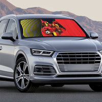 World Football 2026 Belgium Auto Sun Shade Red Devils Go Champions - Wonder Print Shop