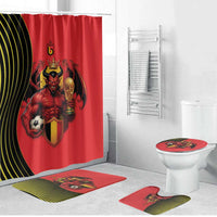 World Football 2026 Belgium Bathroom Set Red Devils Go Champions - Wonder Print Shop