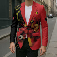 Custom World Football 2026 Belgium Blazer Red Devils Go Champions - Wonder Print Shop