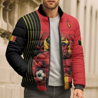 Custom World Football 2026 Belgium Bomber Puffer Jacket Red Devils Go Champions - Wonder Print Shop