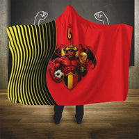 World Football 2026 Belgium Hooded Blanket Red Devils Go Champions - Wonder Print Shop