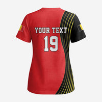 Custom World Football 2026 Belgium Scrub Top Red Devils Go Champions - Wonder Print Shop