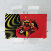 World Football 2026 Belgium Tablecloth Red Devils Go Champions - Wonder Print Shop