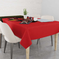 World Football 2026 Belgium Tablecloth Red Devils Go Champions - Wonder Print Shop