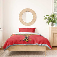 World Football 2026 Belgium Bedding Set Belgian Lion Go Champions - Wonder Print Shop