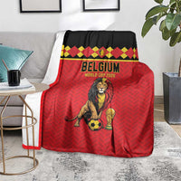 World Football 2026 Belgium Blanket Belgian Lion Go Champions - Wonder Print Shop