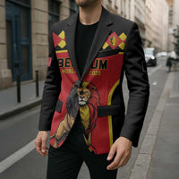 Custom World Football 2026 Belgium Blazer Belgian Lion Go Champions - Wonder Print Shop