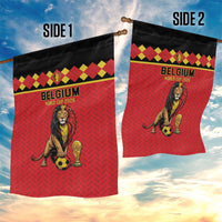 World Football 2026 Belgium Garden Flag Belgian Lion Go Champions - Wonder Print Shop