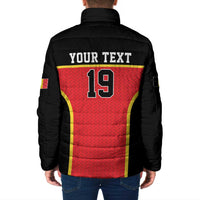 Custom World Football 2026 Belgium Padded Jacket Belgian Lion Go Champions - Wonder Print Shop