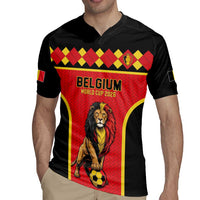 Custom World Football 2026 Belgium Rugby Jersey Belgian Lion Go Champions - Wonder Print Shop