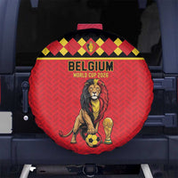 World Football 2026 Belgium Spare Tire Cover Belgian Lion Go Champions - Wonder Print Shop
