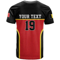 Custom World Football 2026 Belgium T Shirt Belgian Lion Go Champions - Wonder Print Shop