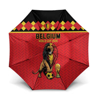 World Football 2026 Belgium Umbrella Belgian Lion Go Champions - Wonder Print Shop
