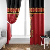 World Football 2026 Belgium Window Curtain Belgian Lion Go Champions - Wonder Print Shop