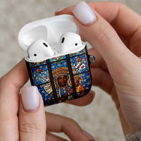 Polish Black Madonna of Czestochowa AirPods Case Our Lady of Poland Stained Glass