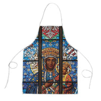 Polish Black Madonna of Czestochowa Apron Our Lady of Poland Stained Glass