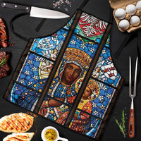 Polish Black Madonna of Czestochowa Apron Our Lady of Poland Stained Glass