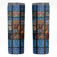 Polish Black Madonna of Czestochowa Skinny Tumbler Our Lady of Poland Stained Glass