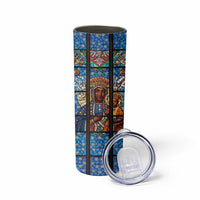 Polish Black Madonna of Czestochowa Skinny Tumbler Our Lady of Poland Stained Glass