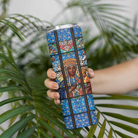 Polish Black Madonna of Czestochowa Skinny Tumbler Our Lady of Poland Stained Glass