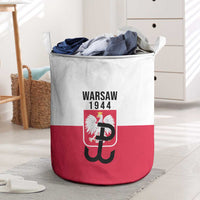 Warsaw Uprising 1944 Poland Laundry Basket White Eagle Kotwica Bóg Honor Ojczyzna
