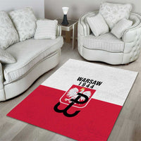 Warsaw Uprising 1944 Poland Area Rug White Eagle Kotwica Bóg Honor Ojczyzna