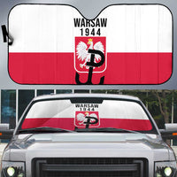 Warsaw Uprising 1944 Poland Auto Sun Shade White Eagle Kotwica Bóg Honor Ojczyzna