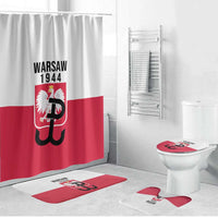 Warsaw Uprising 1944 Poland Bathroom Set White Eagle Kotwica Bóg Honor Ojczyzna
