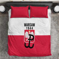 Warsaw Uprising 1944 Poland Bedding Set White Eagle Kotwica Bóg Honor Ojczyzna