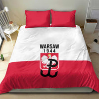Warsaw Uprising 1944 Poland Bedding Set White Eagle Kotwica Bóg Honor Ojczyzna