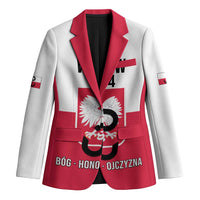 Personalized Warsaw Uprising 1944 Poland Blazer White Eagle Kotwica Bóg Honor Ojczyzna