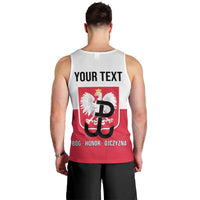 Personalized Warsaw Uprising 1944 Poland Men Tank Top White Eagle Kotwica Bóg Honor Ojczyzna
