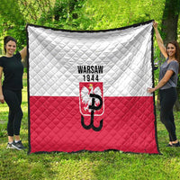 Warsaw Uprising 1944 Poland Quilt White Eagle Kotwica Bóg Honor Ojczyzna