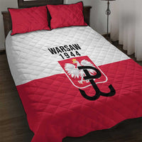 Warsaw Uprising 1944 Poland Quilt Bed Set White Eagle Kotwica Bóg Honor Ojczyzna