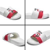 Warsaw Uprising 1944 Poland Slide Sandals White Eagle Kotwica Bóg Honor Ojczyzna
