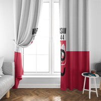 Warsaw Uprising 1944 Poland Window Curtain White Eagle Kotwica Bóg Honor Ojczyzna