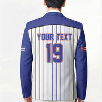 Cuba Baseball Custom Blazer Cuban Flag Mascot Design
