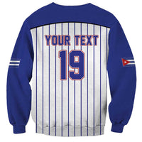 Cuba Baseball Custom Sweatshirt Cuban Flag Mascot Design